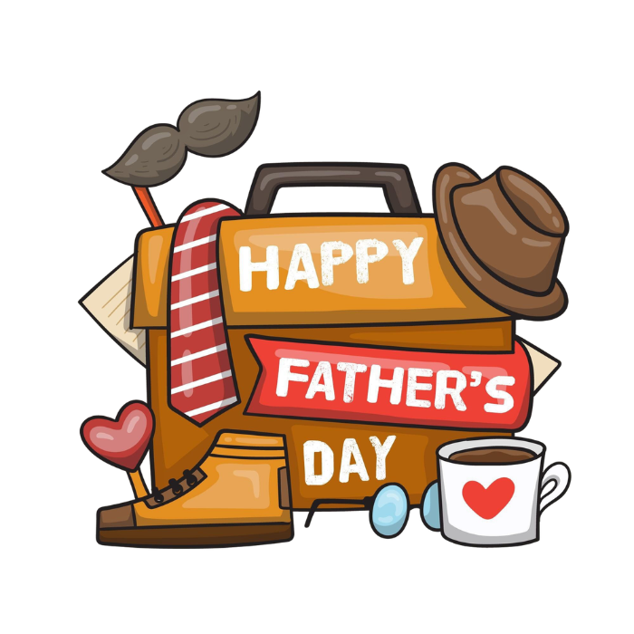 Happy Father's Day - 11" x 10.25" DTF Transfer Ready To Press