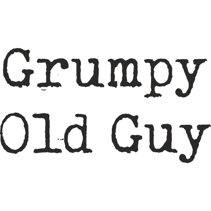 Grumpy Old Guy - 11" x 6" DTF Transfer Ready To Press